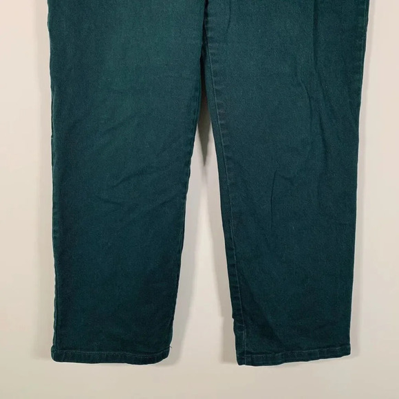 Gloria Vanderbilt Jeans Women’s 14 Short Green Straight Leg Amanda Jean - Picture 9 of 10